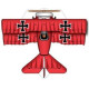 Flying Aces Airplane Red baron Kite