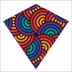 USA XKITES diamond-shaped colorful kite high-definition printing