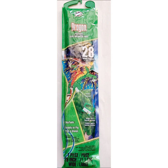 Green Dragon Kite 28” SkyTails