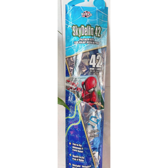  Spiderman Skydelta 42" Poly Delta Kite