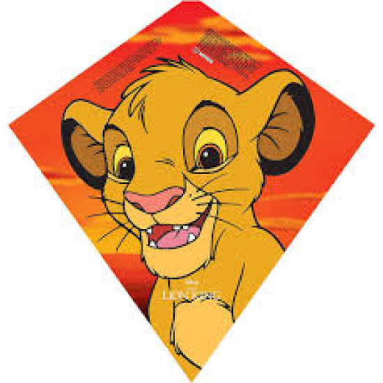 cartoon kite flying - 23" Lion Kite Simba Sky Diamond Kite