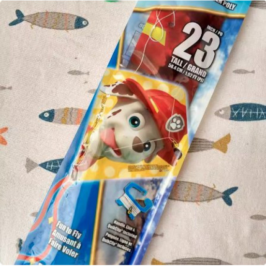 Paw Patrol Kite 23 Inch Tall (very cute ready to fly)