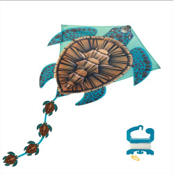 Deluxe SEA Turtle Diamond Kite Nylon 26 Inches 