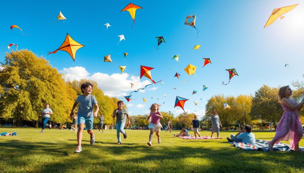 Family-friendly kite flying events near me