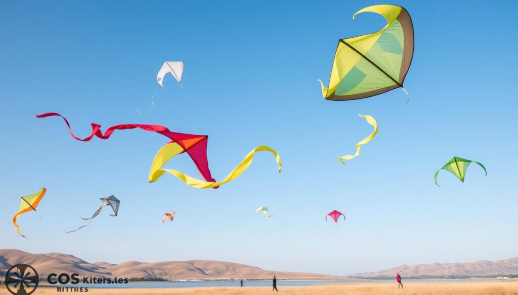 Lightweight kites for low wind conditions