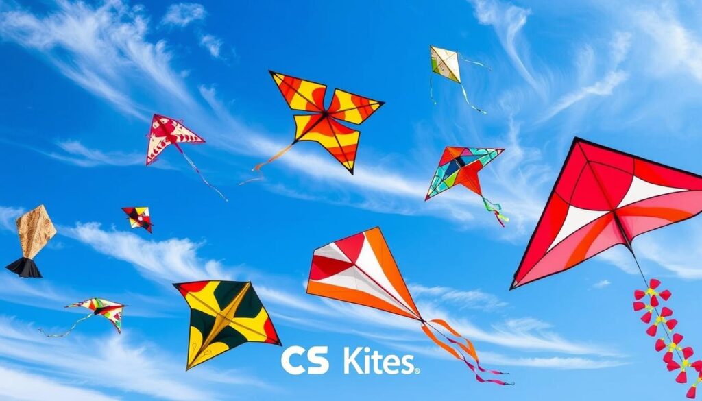 The evolution of kite designs