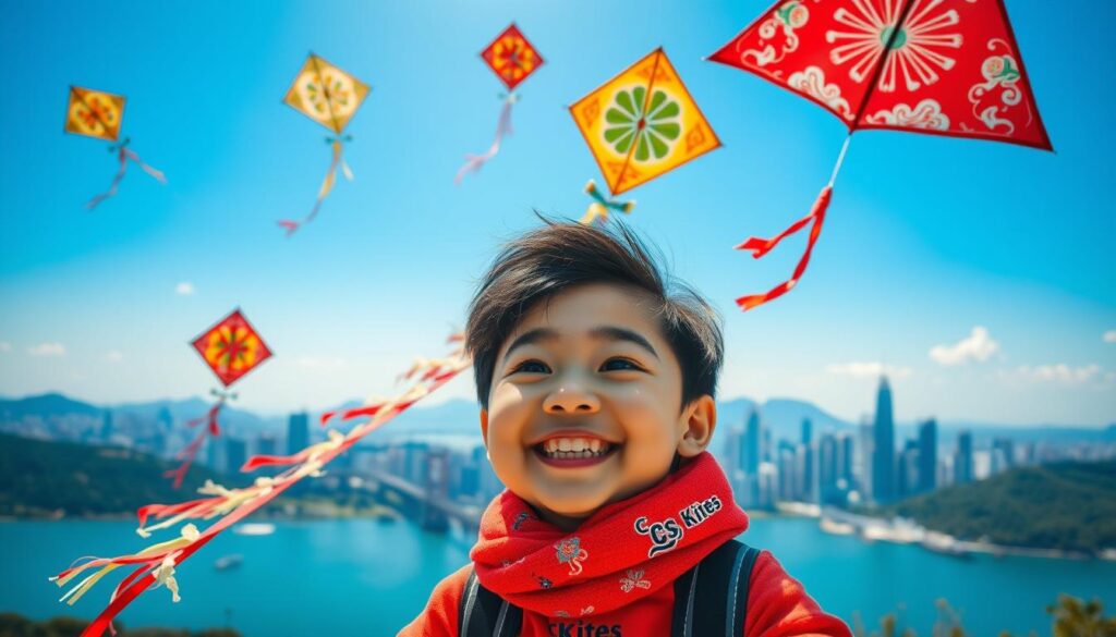 Traditional kites Hong Kong