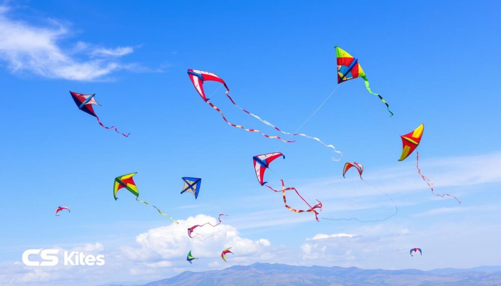 Two-line stunt kites for tricks