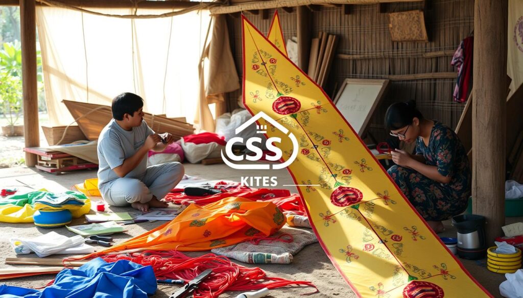 traditional kite craftsmanship