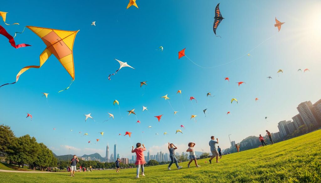 Hong Kong parks for kite flying