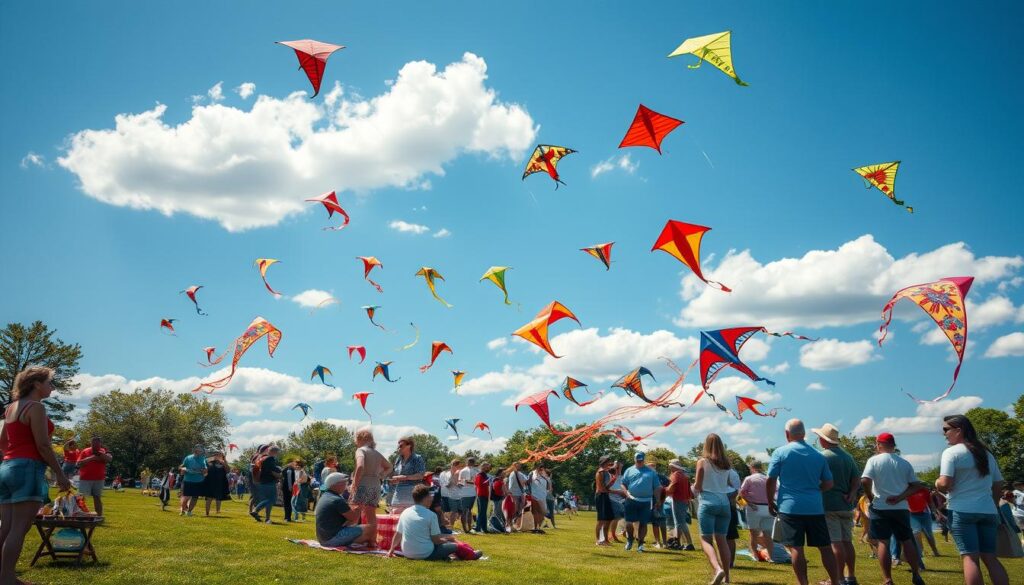 Kite flying community event