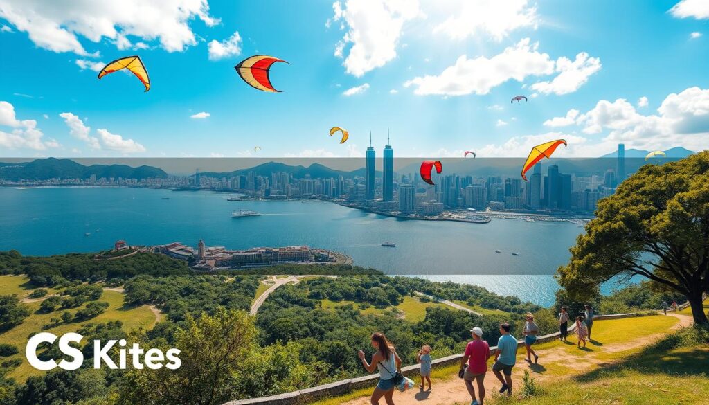 Kite flying spots in Hong Kong