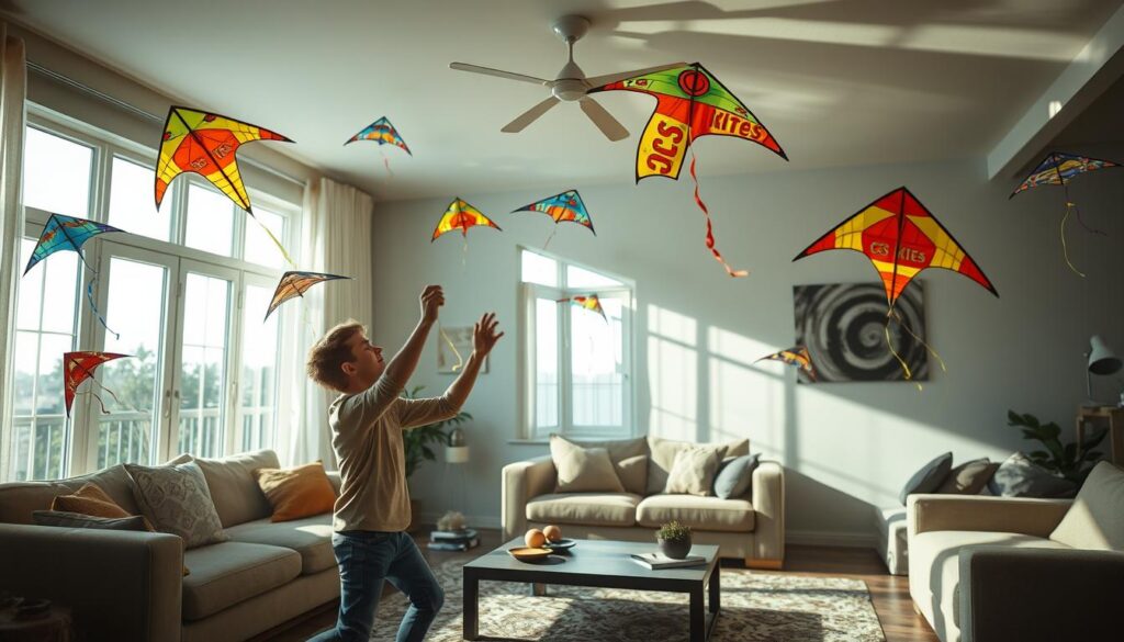 how to fly a kite without wind