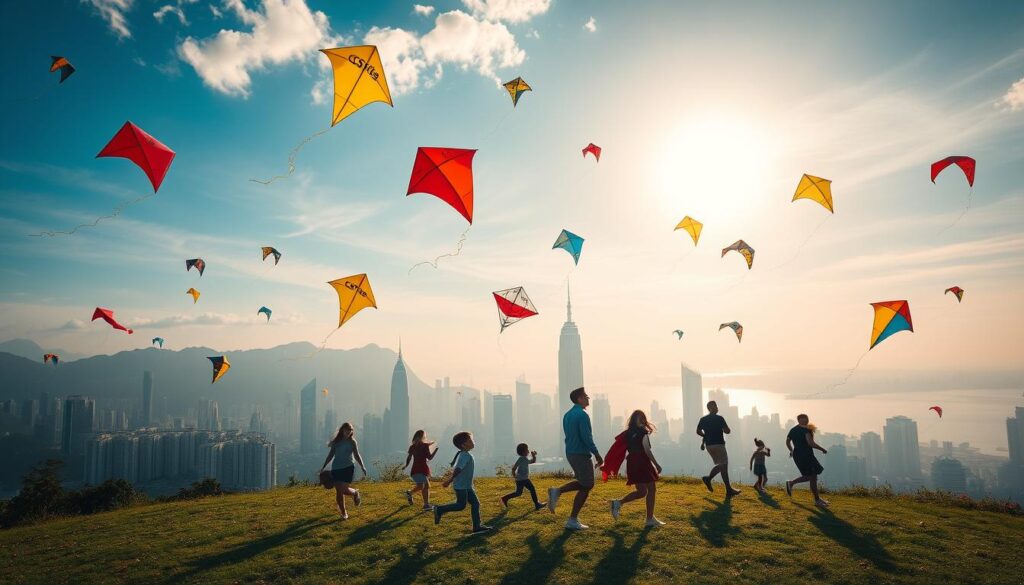 benefits of kite flying